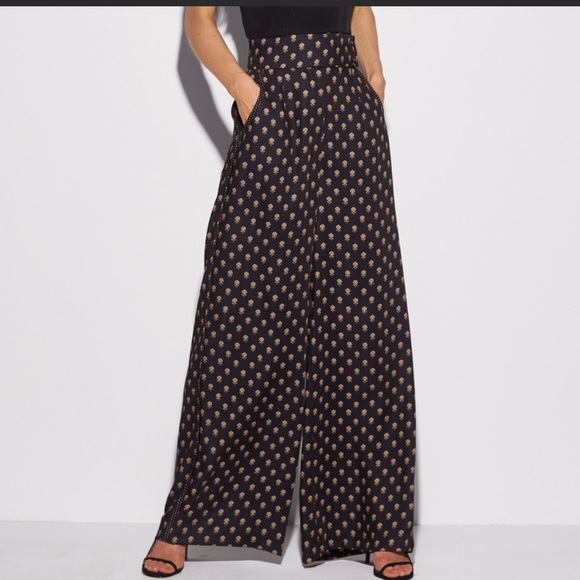 Anthropologie C/MEO Collective Palatial Printed Wide Leg Pants - Picture 1 of 16